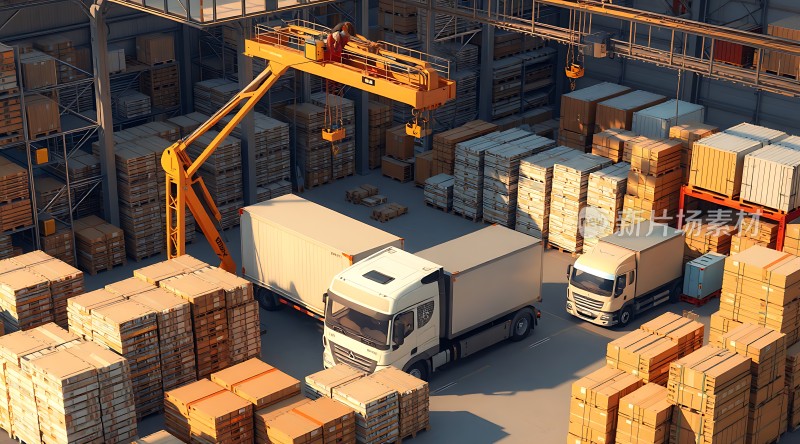 仓库搬运作业场景