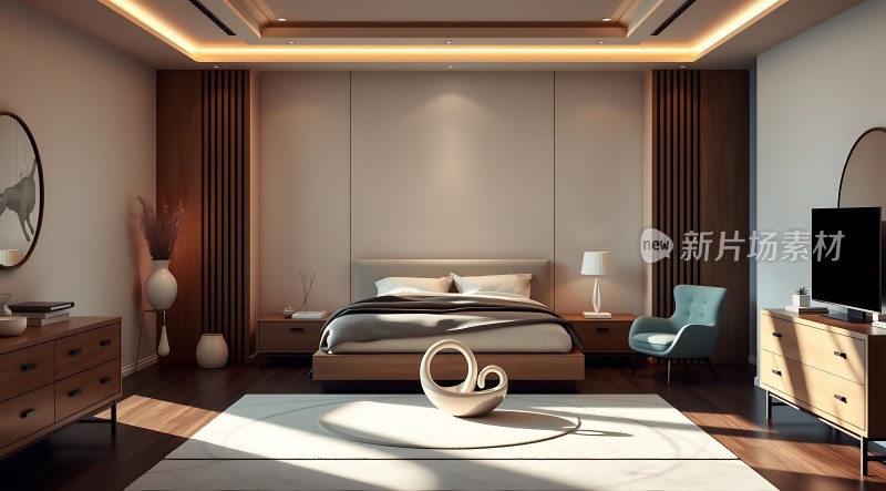 现代卧室设计简约风格温馨舒适