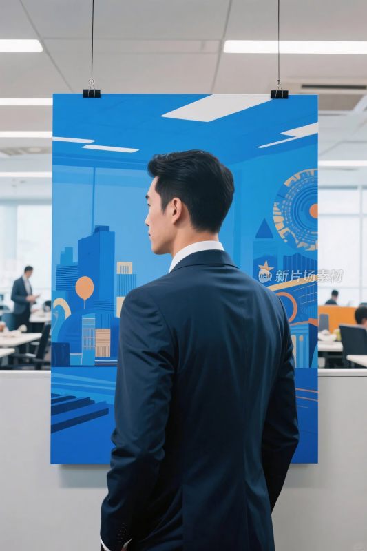 商务办公场景插画