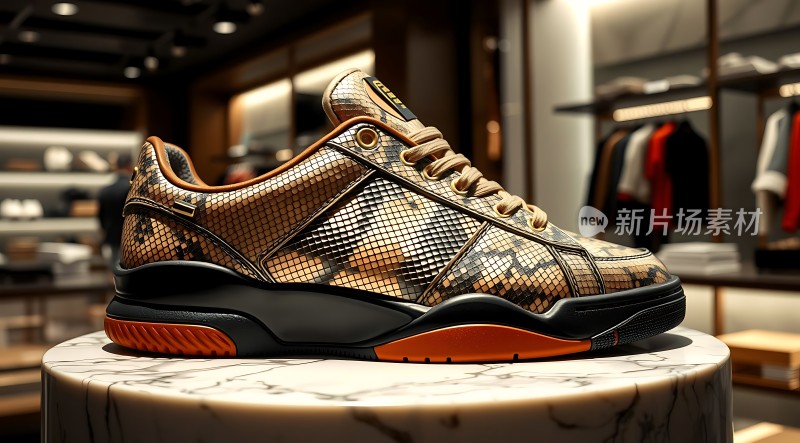 新片场素材 精致运动鞋展示