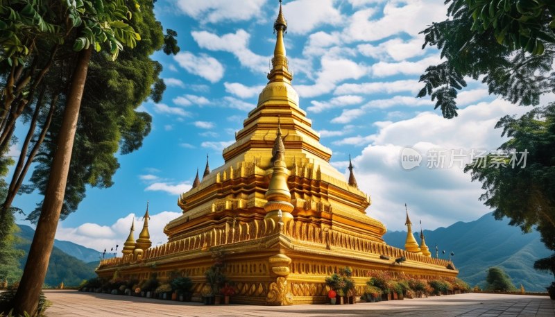 云南西双版纳佛塔