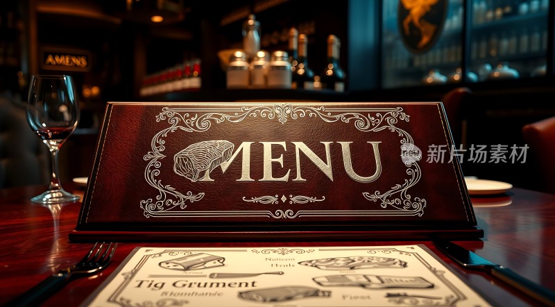 餐厅菜单展示