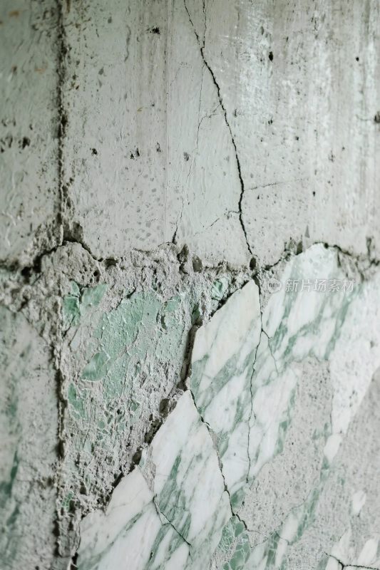 老旧墙面裂缝纹理