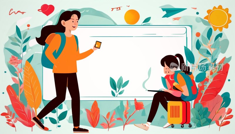 校园入学横幅模板