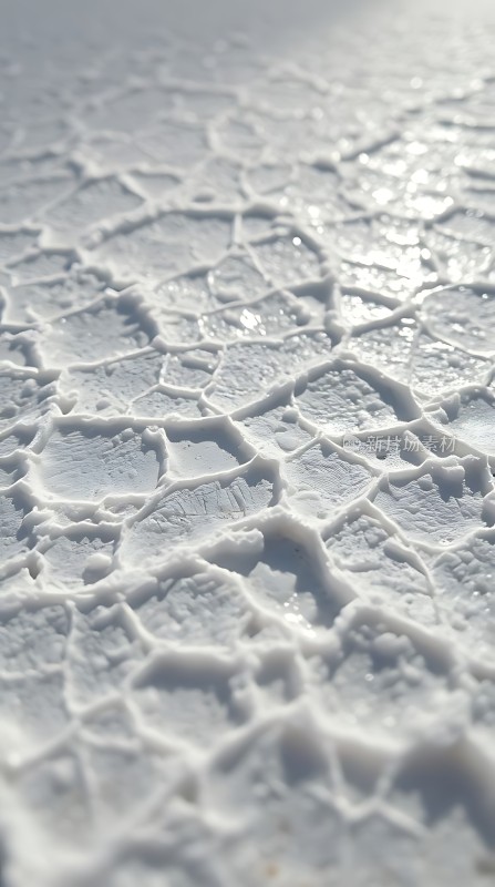 冰封大地晶莹剔透