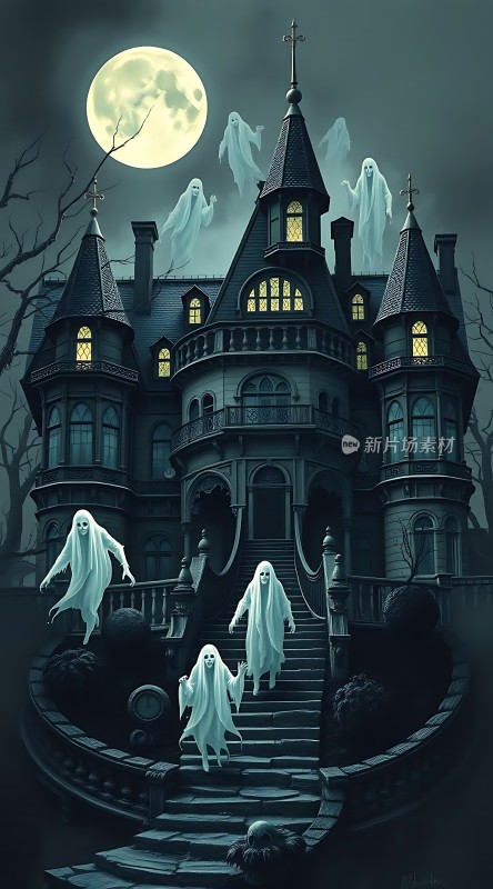 鬼影幢幢的神秘古宅