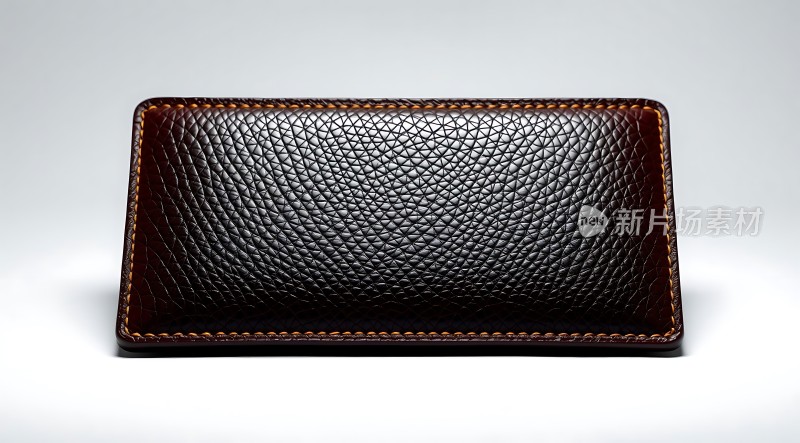 黑色皮质钱包简约大气质感十足