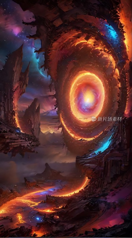 星际漩涡宇宙奇观