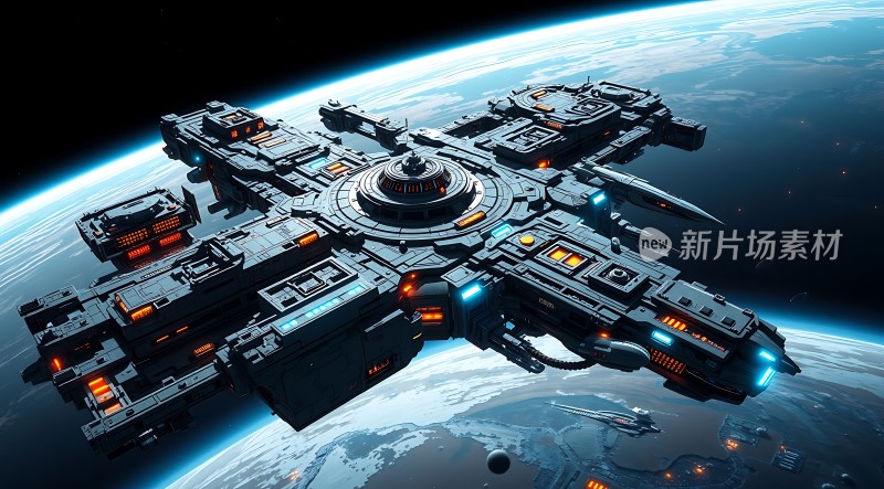 星际飞船遨游宇宙