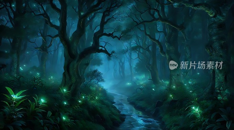 神秘森林之夜