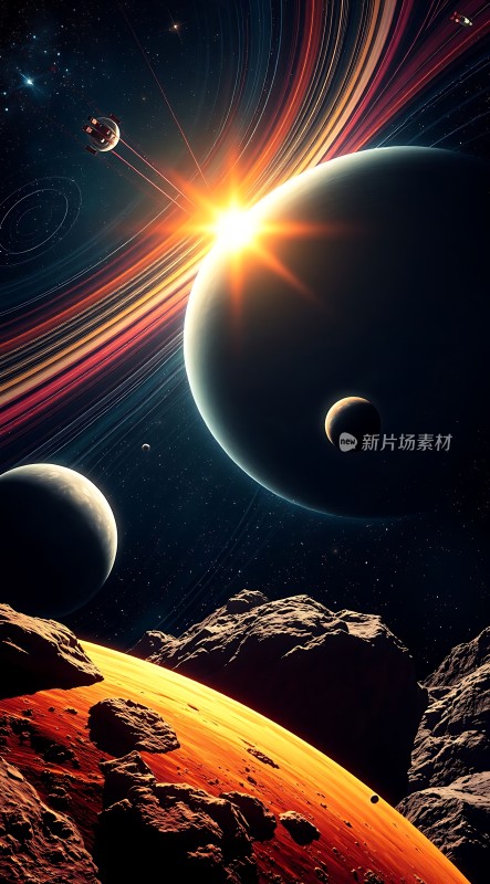 宇宙奇观行星、卫星与彗星