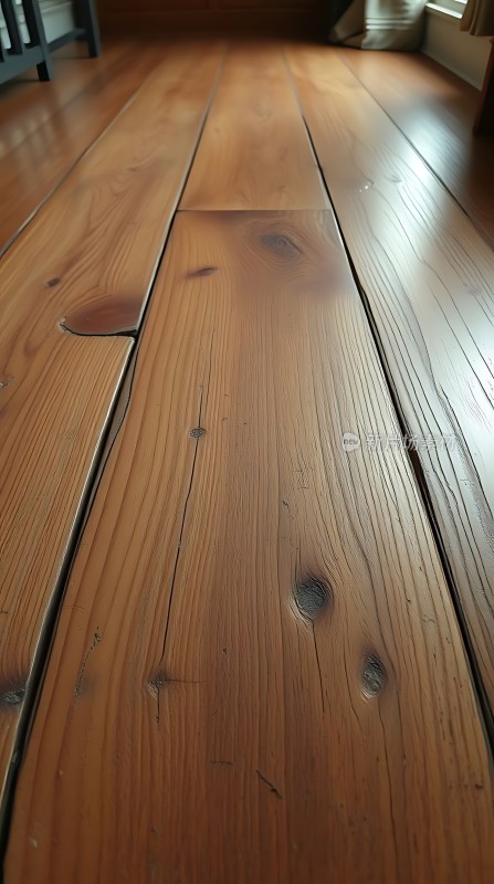 木纹地板上的自然之美