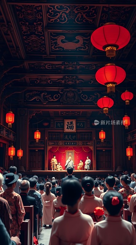 传统戏剧表演现场