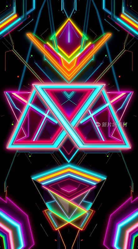 霓虹几何世界