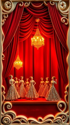 华丽舞台上的璀璨舞者