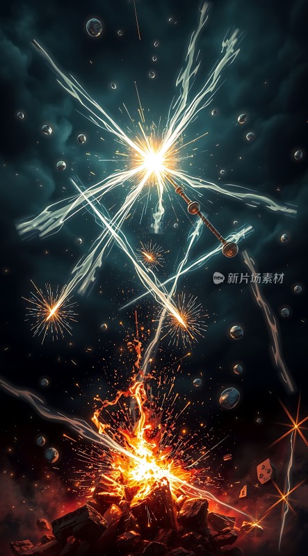 星际碰撞光与暗的对决