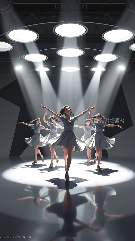 舞台上的优雅舞者