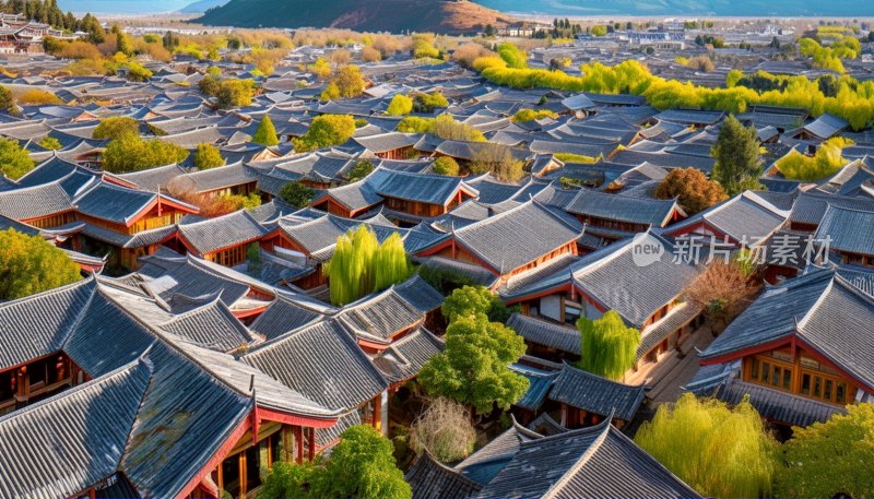 丽江古镇全景