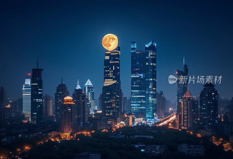 南京新街口夜景