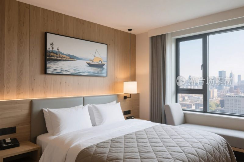 酒店客房室内场景