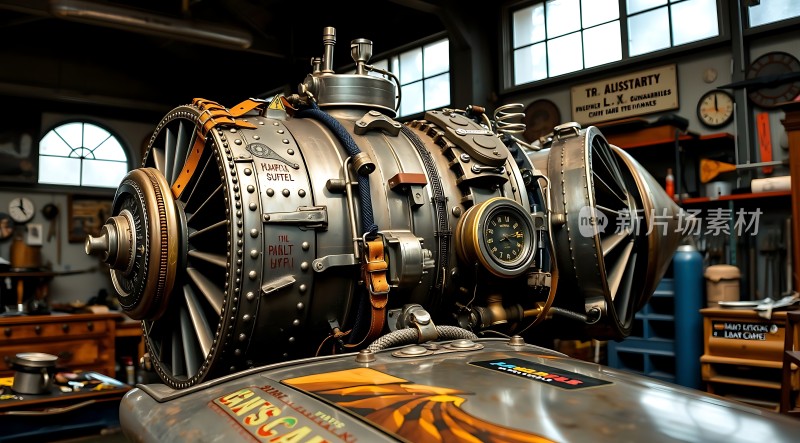 蒸汽机时代复古工业之美