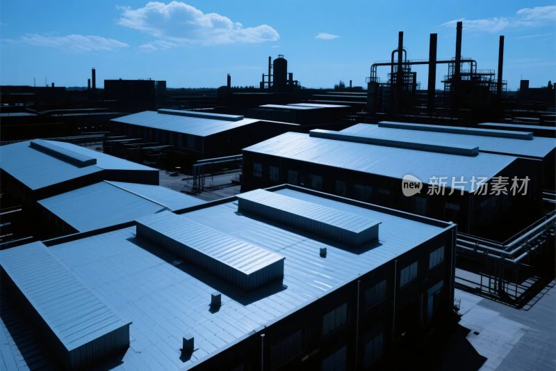 工业建筑全景图