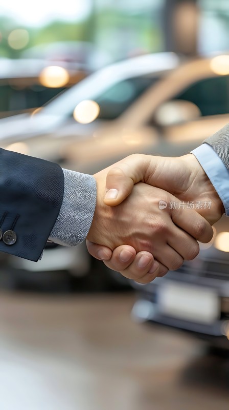 商务合作握手成交