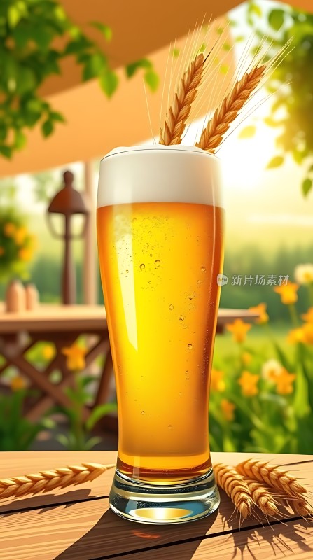 阳光下的啤酒时光