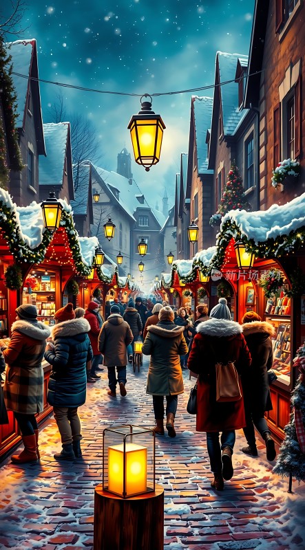 冬日集市暖意融融