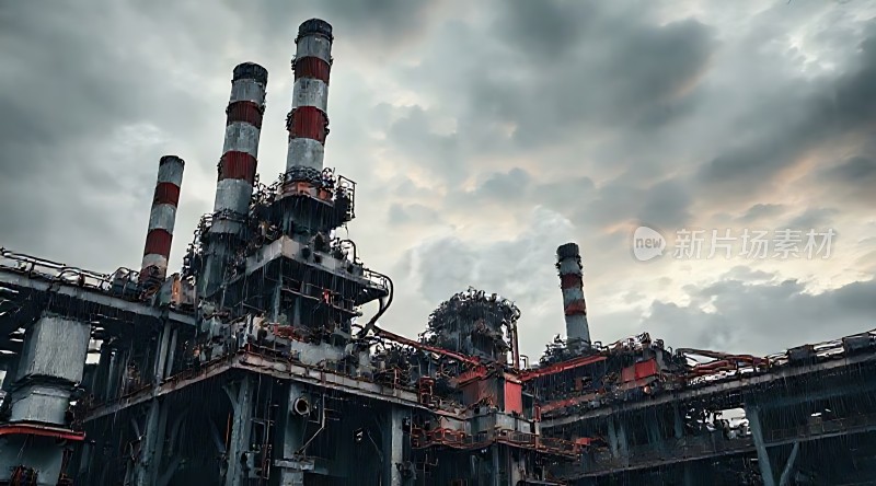 工业风烟囱工厂