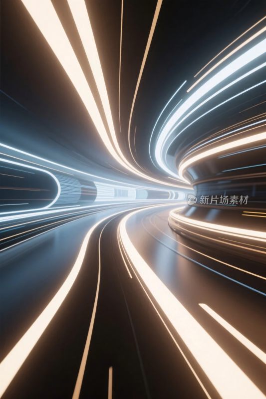 霓虹科技隧道特效