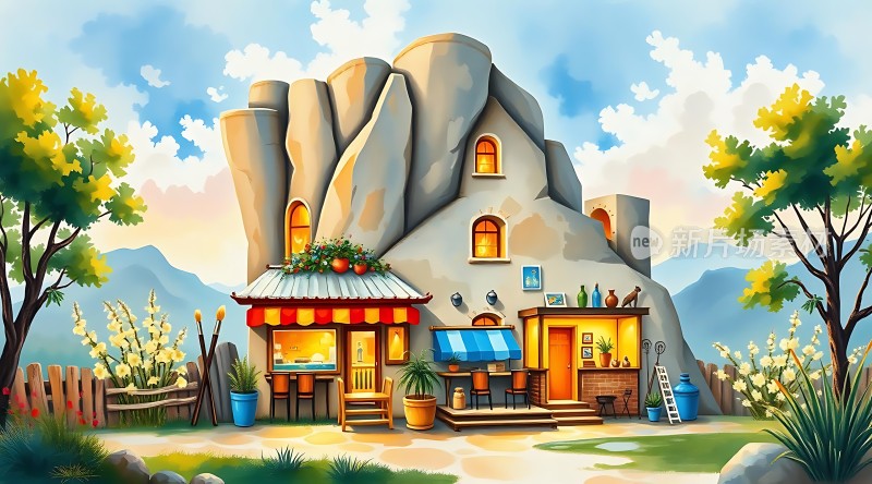 山间小屋温馨家园