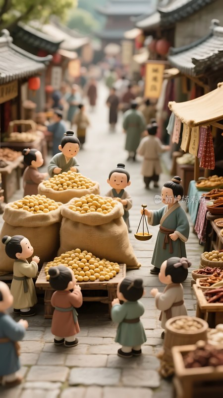 古街市集热闹非凡