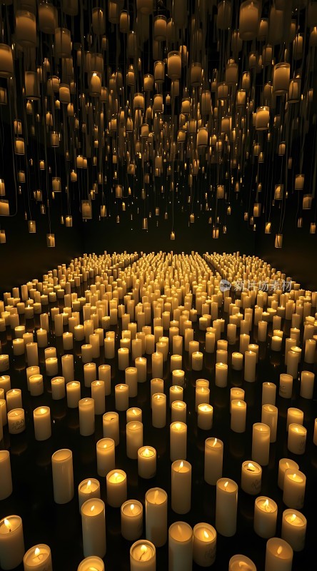 烛光海洋温暖与希望之光