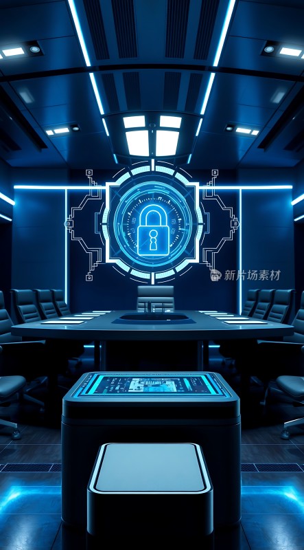 未来会议室科技感十足