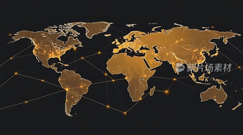 全球网络连接图