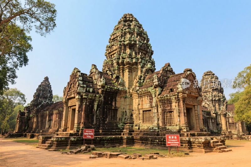 古代寺庙古迹景观