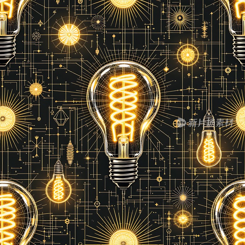 创意灯泡设计图