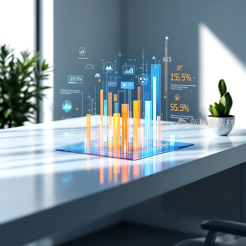 未来科技数据分析图