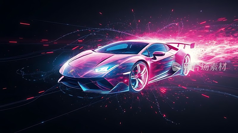 炫彩跑车速度与激情的完美结合