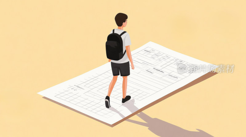 试卷上的求学之路，学生教育成长高考