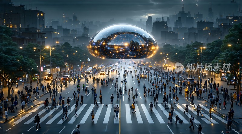 未来之城悬浮城市