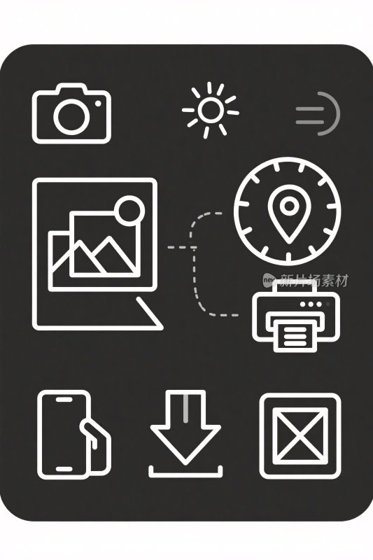 摄影相关图标集合