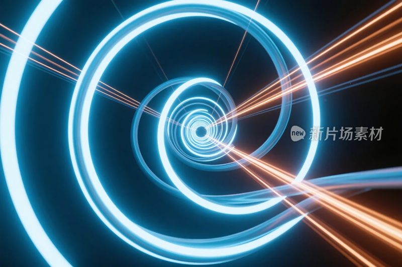 抽象螺旋光效艺术