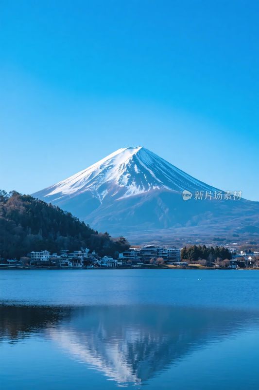 富士山山水风光