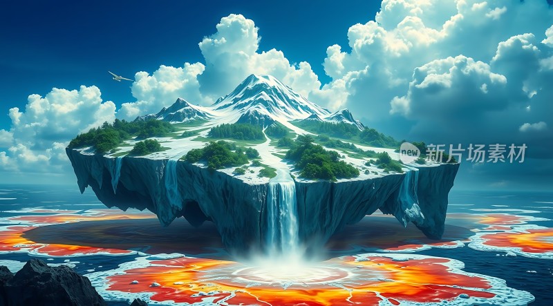 冰火两重天神秘岛屿奇景