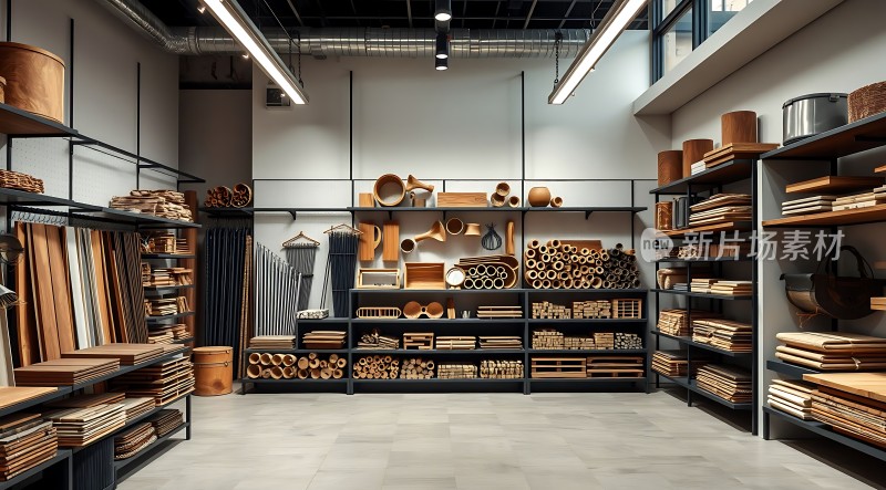 木材仓库自然与工业的结合