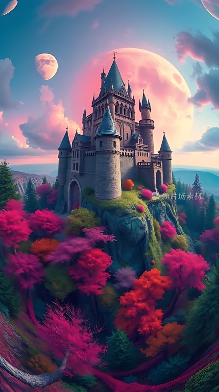粉色城堡梦幻世界