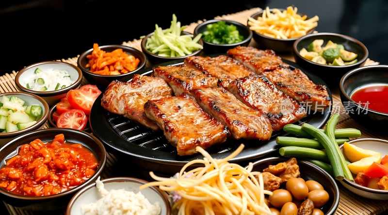 烤肉盛宴多种配菜任选