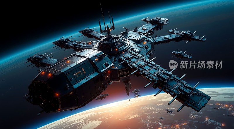 星际飞船探索未知宇宙